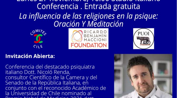 Profesor Nicolò Renda en Chile: Conversatorio abierto en Stadio Italiano